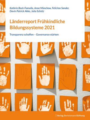 cover image of Länderreport Frühkindliche Bildungssysteme 2021